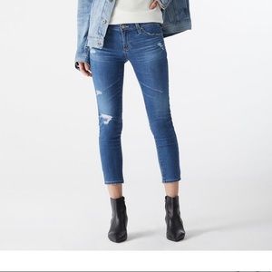 NWT AG Stilt Crop Jeans - Frayed Hem